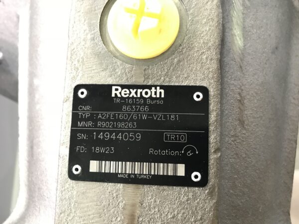 Rexroth A2FE/160 61W VZL181 Motor